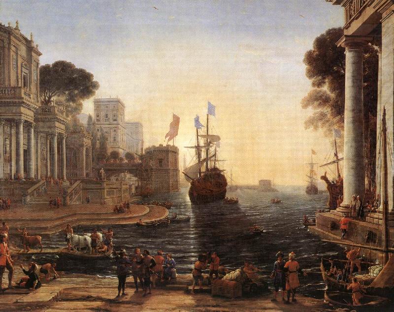 Claude Lorrain Ulysses Returns Chryseis to her Father vgh china oil painting image